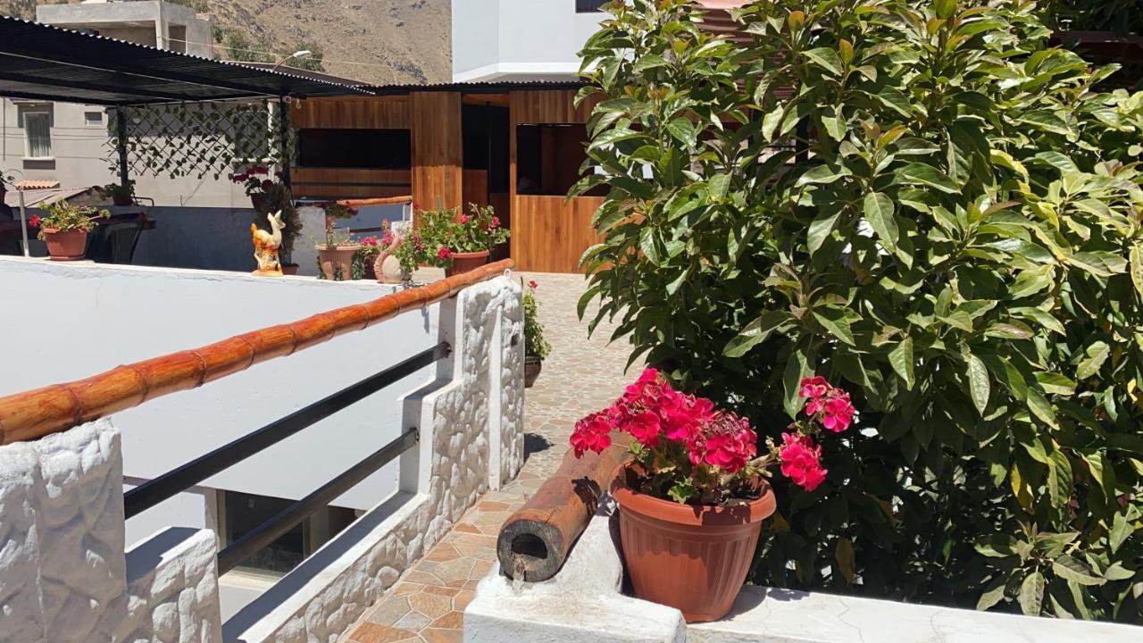 Las Palmeras Eco Hostel Cabanaconde Bagian luar foto